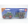 Fendt Favorit 926 Vario with forestry trailer