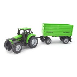 Deutz Fahr Agrotron 265 with Fortuna 2-axle three-sided tipper