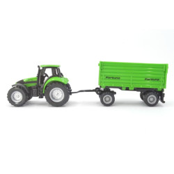 Deutz Fahr Agrotron 265 with Fortuna 2-axle three-sided tipper
