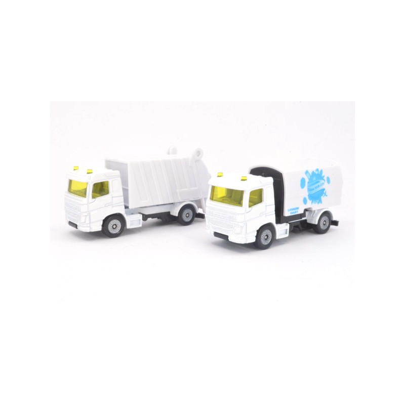 Volvo FM Faun Viajet 6 Streamline veegwagen en Vuilniswagen