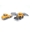 Scania CT14 met dieplader en wiellader