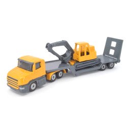 Scania CT14 with low loader and excavator