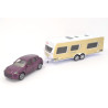 Porsche Macan with Dethleff caravan