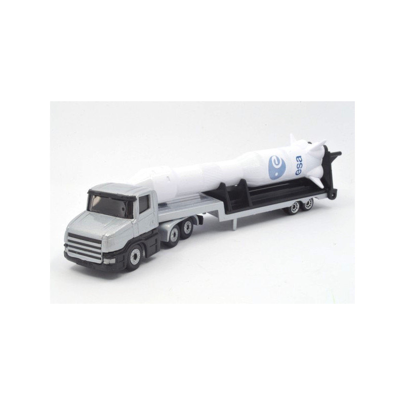 Scania CT14 met dieplader en Ariane raket