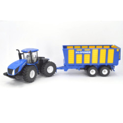 New Holland T9.560 kniktractor met Silagewagen