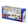 Porsche Cayenne met Dethleff caravan