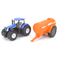 New Holland T7070 Traktor mit Abbey-Gülletank