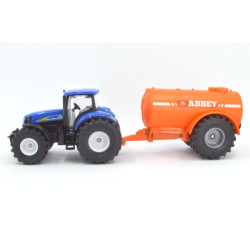 New Holland T7070 Traktor mit Abbey-Gülletank