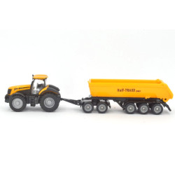 JCB 8250 Tractor with dolly and tipper trailer