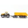 JCB 8250 Tractor with dolly and tipper trailer