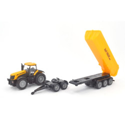 JCB 8250 Tractor with dolly and tipper trailer