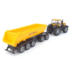 JCB 8250 Tractor with dolly and tipper trailer