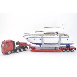 MAN TG-A mit Tieflader und Yacht