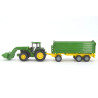 John Deere 6920S mit Frontlader und Kippanhänger