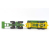 John Deere 6920S mit Frontlader und Kippanhänger