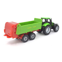 Deutz Agrotron 256 Traktor mit Strautmann Miststreuer