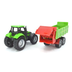 Deutz Agrotron 256 Traktor mit Strautmann Miststreuer