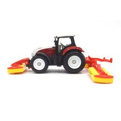 Steyr 6230 CVT met Pöttinger maaiwerkcombinatie