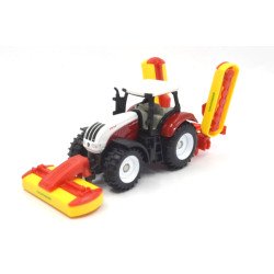 Steyr 6230 CVT mit Pöttinger Mähkombination