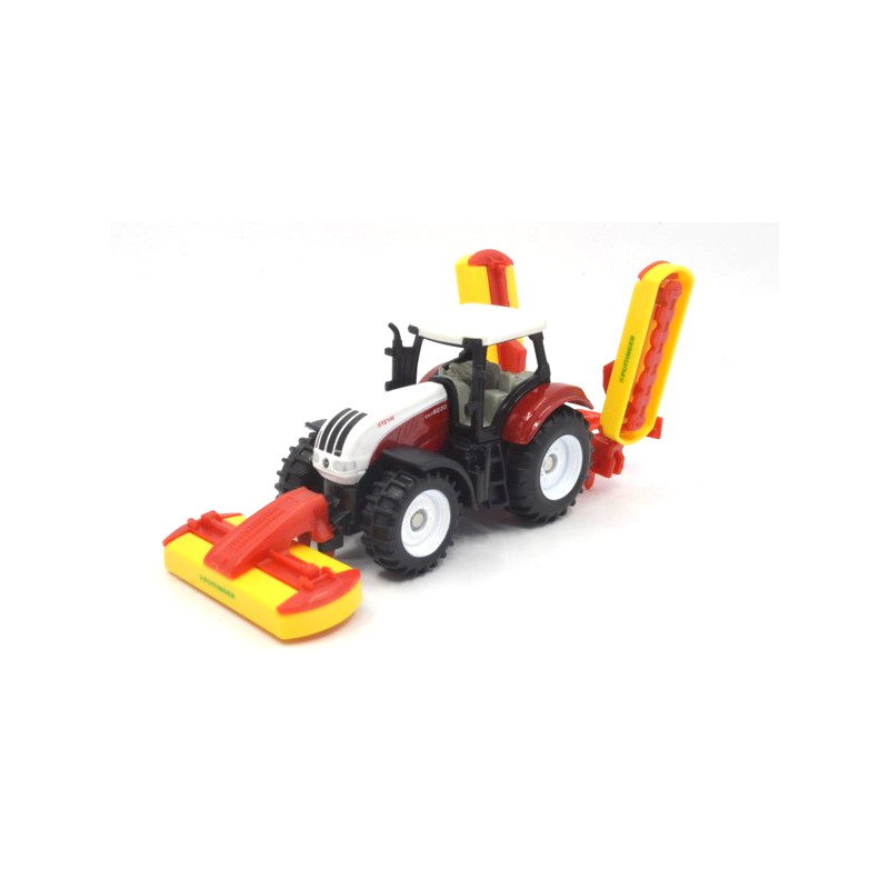 Steyr 6230 CVT met Pöttinger maaiwerkcombinatie