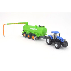 New Holland T7070 met Joskin giertank