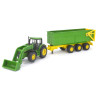John Deere 6920S met frontlader en kiepaanhanger