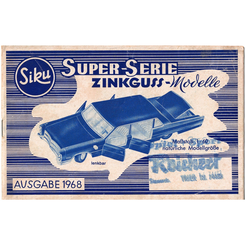 Flugzettel 1968