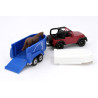 Jeep Wrangler met Paardentrailer