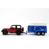 Jeep Wrangler with Horse trailer