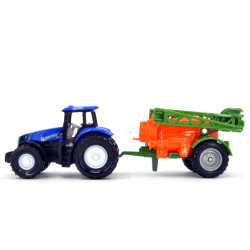 New Holland T8.390 with Amazone trailed field sprayer UX 5200