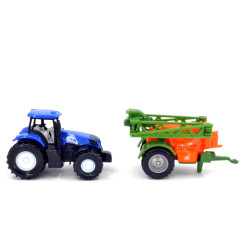 New Holland T8.390 with Amazone trailed field sprayer UX 5200