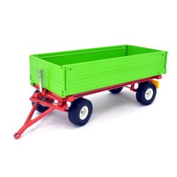 Two-axle tipper trailer
