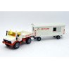 Mercedes Unimog 1500 with construction trailer Heitkamp
