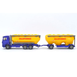 Mercedes Arocs silo truck with silo trailer "Silopower"