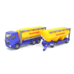 Mercedes Arocs silo truck with silo trailer "Silopower"