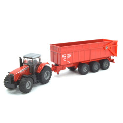 Massey Ferguson MF 8480 met Krampe kieper