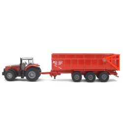Massey Ferguson MF 8480 with Krampe tipper