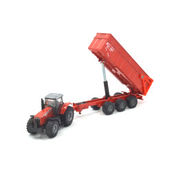 Massey Ferguson MF 8480 with Krampe tipper