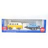 Volkswagen T1 met aanhanger en VW Kever