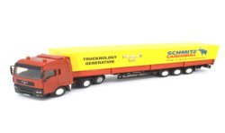 MAN TG-A vrachtwagen met oplegger "Schmitz Cargobull"