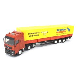 MAN TG-A truck with trailer "Schmitz Cargobull"