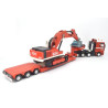 MAN TGA zwaartransport met Liebherr R-974 graafmachine "Max Goll"