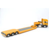 Scania R620 met dieplader en Liebherr 556 wiellader