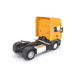 Scania R620 met dieplader en Liebherr 556 wiellader