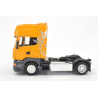 Scania R620 met dieplader en Liebherr 556 wiellader