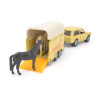 Range Rover with horse trailer