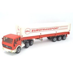 Mercedes 2232 LKW mit Anhänger Siku Eurotransport