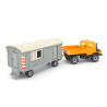 Mercedes Unimog 1500 with construction trailer