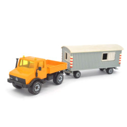 Mercedes Unimog 1500 with construction trailer