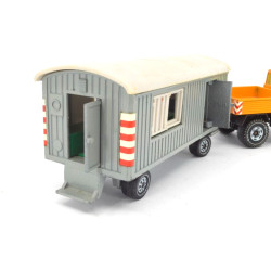 Mercedes Unimog 1500 with construction trailer